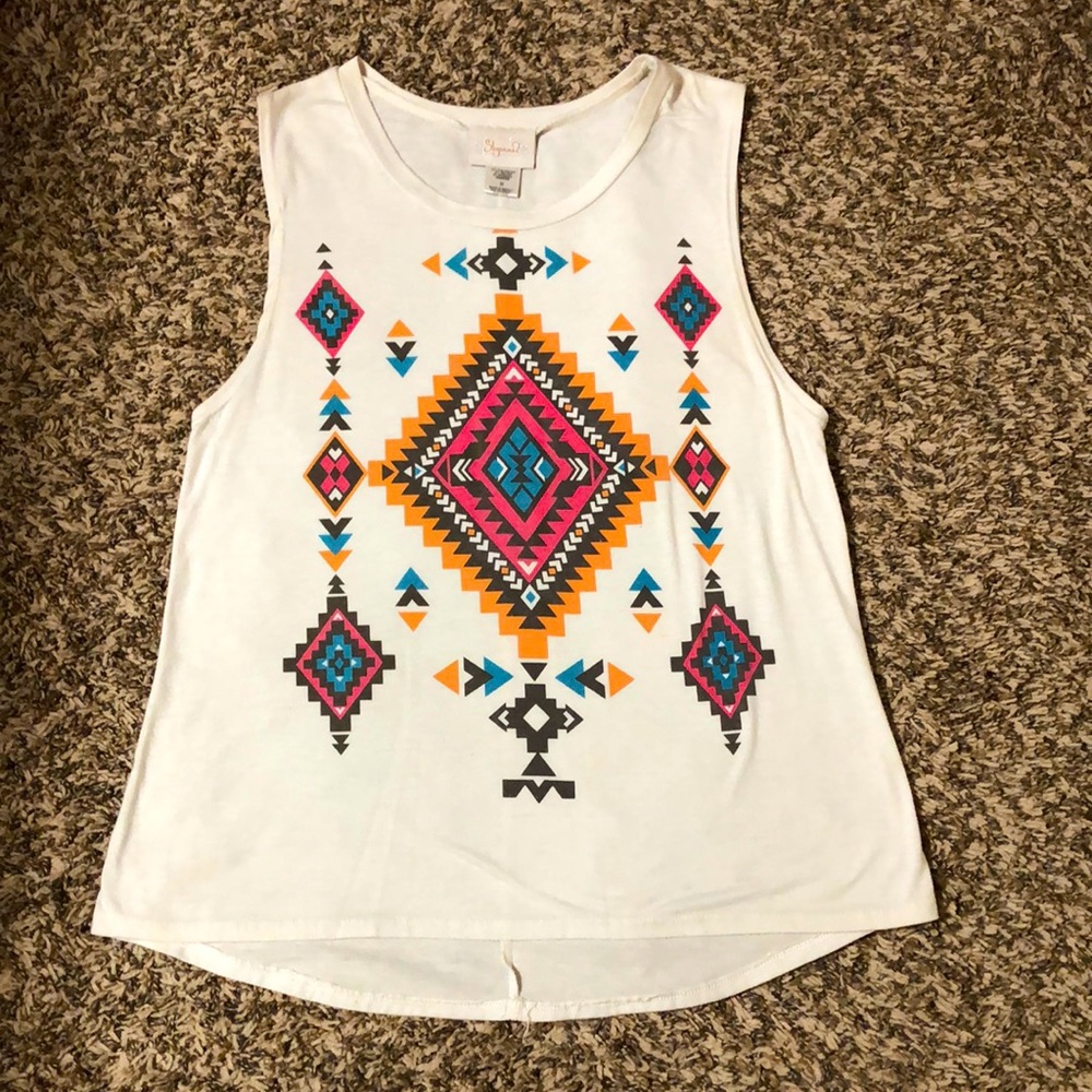 Shyanne southwestern print tank